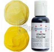 Краситель гелевый Americolor лимонно-желтый (Lemon Yellow) 21г.