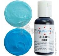 Краситель гелевый Americolor электрик-голубой (Electric Blue) 21г.