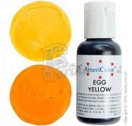 Краситель гелевый Americolor желтое яйцо (Egg Yellow) 21г. фото цена