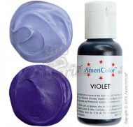 Краситель гелевый Americolor фиолетовый (Violet) 21г. фото цена