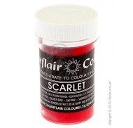 Краситель пастообразный SugarFlair Scarlet алый 25г.
