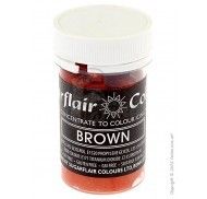 Краситель пастообразный SugarFlair Brown коричневый 25г. фото цена