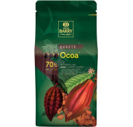 Шоколад черный кувертюр Какао Барри OCOA™ 70% 1 кг фото цена