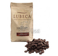 Шоколад темний кувертюр Lubeca GHANA 85 % в виде калет 1 кг