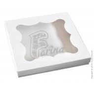 Упаковка под пряник, печенье 200х200х30 mm, мелованный картон фото цена