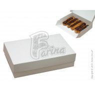 Коробка для еклеров, зефира, печенья и др. кондитерских изделий 230x150x60 мм мелованный картон
