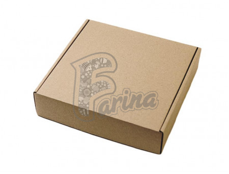 Коробка самосборная 200x200x50 бурая< фото цена