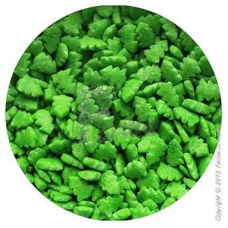 Посыпка декоративная Елочки зеленые 1 кг.< фото цена