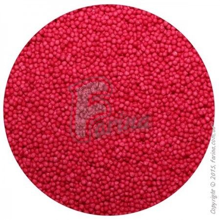 Посыпка Нонпарель вишневая 1 мм 50 г.< фото цена