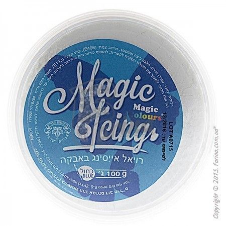 Порошок для приготовления айсинга Magic Icing-100гр-Синий (Blue)< фото цена
