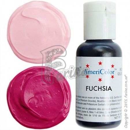 Пищевой краситель гелевый Americolor красновато-фиолетовый (Fuchsia) 21г.< фото цена