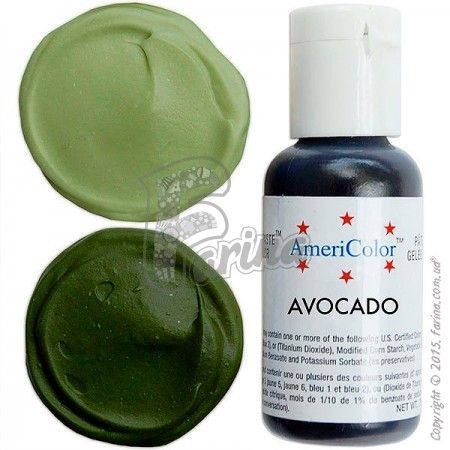 Пищевой краситель гелевый Americolor авокадо (Avocado) 21г< фото цена