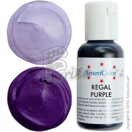 Пищевой краситель гелевый Americolor королевский пурпурный (Regal Purple) 21г.< фото цена