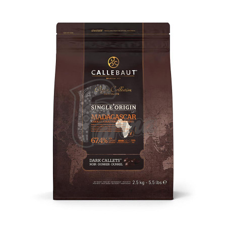 Шоколад темный Callebaut Madagascar 67,4% какао< фото цена