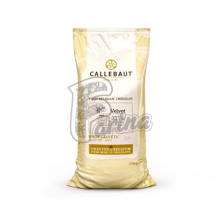 Шоколад белый "Callebaut Velvet" 32 % какао, каллеты 2.5 кг< фото цена