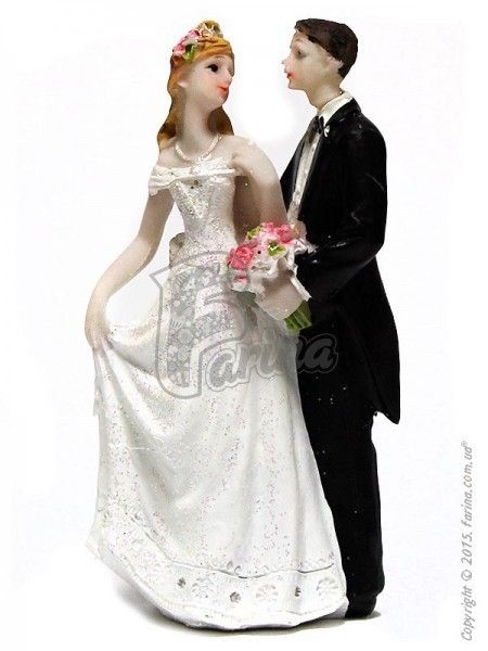 Свадебные фигурки жениха и невесты 12 см 1203-1< фото цена